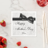 Party-Damast und Bogen der Mutter Tages Serviette (Beispiel)
