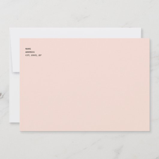 Party "das nicht sind zum Kotzen" Rosa und Schwarz Einladung (Rückseite)