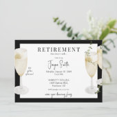 Party "das nicht sind zum Kotzen" Schwarz II Einladung (Stehend Vorderseite)