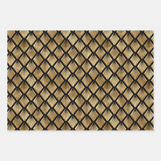 Party Deko Geschenkpapier Set (Vorderseite)