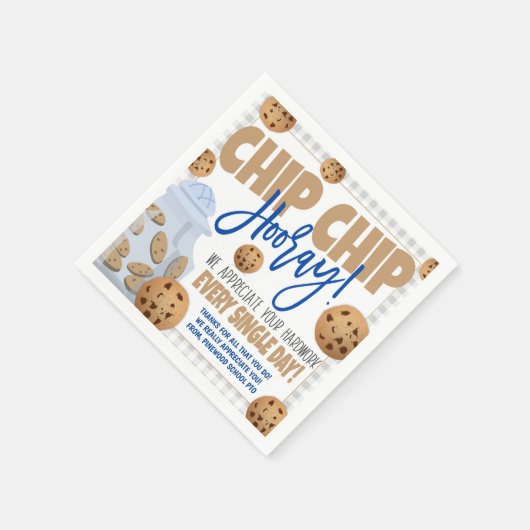 Party-Dekor-Cookie Serviette (Ecke)