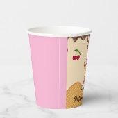 Party-Dekoration der Eiscreme-Kone-Zeichen Pappbecher (Rechts)