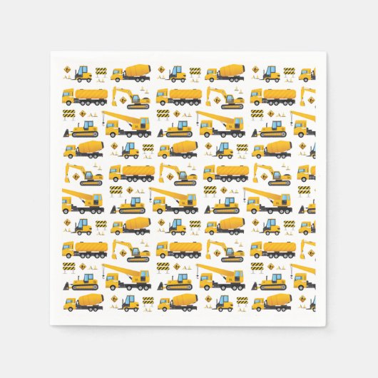 Party-Dekoration für Lkw Serviette (Vorderseite)