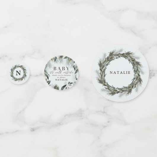 Party-Dekoration mit kalter Außendusche Konfetti (Vorderseiten)