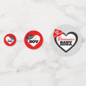 Party-Dekoration von Fireruck Baby Shower Confetti Konfetti (Vorderseiten)