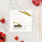 Party-Dekorationen für das Bauthemenwerkzeug Serviette (Beispiel)