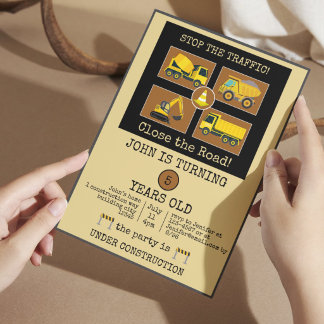 Party-Dekorationen für den Kindergeburtstag Einladung