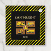 Party-Dekorationen für den Kindergeburtstag Geschenkanhänger (Rückseite)