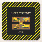 Party-Dekorationen für den Kindergeburtstag Rechteckiger Pappuntersetzer (Vorderseite)