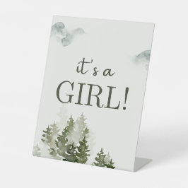 Party-Dekorationen für Woodland-Babydusche Sockelschild