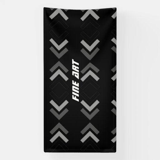 Party-Dekorationspfeile für Bilder in Fine Art Tex Banner (Vertikal)