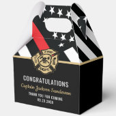 Party der Abteilung Feuerwehr Geschenkschachtel (Rückseite)