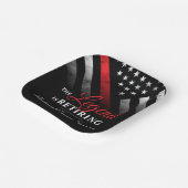 Party der Abteilung Feuerwehr Pappteller (Gewinkelt)