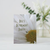 Party der Altersversorgung + Spaß Quote Einladung (Stehend Vorderseite)