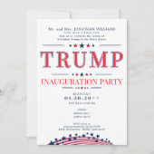 Party der Amtseinführung von Präsident Donald Trum Einladung (Vorderseite)