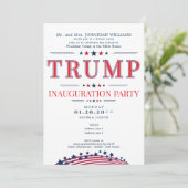 Party der Amtseinführung von Präsident Donald Trum Einladung (Stehend Vorderseite)
