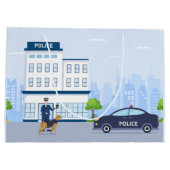 Party der coolen Polizeiwache Große Geschenktüte