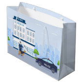 Party der coolen Polizeiwache Große Geschenktüte