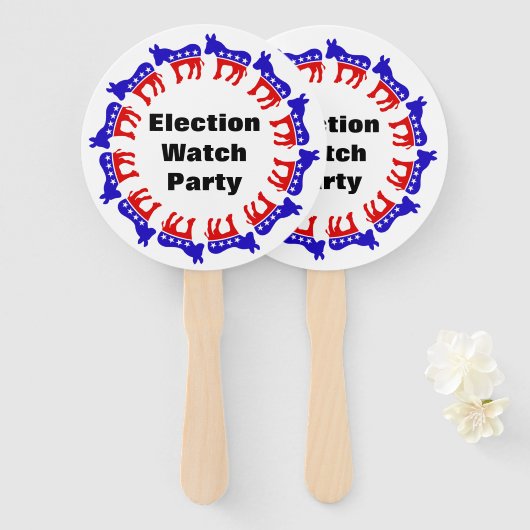 Party der demokratischen Wahlen Fächer (Vorne und Hinten)