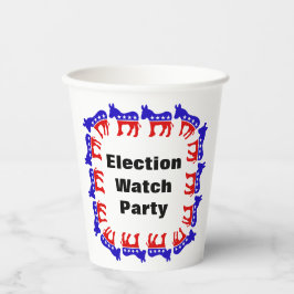 Party der demokratischen Wahlen Pappbecher