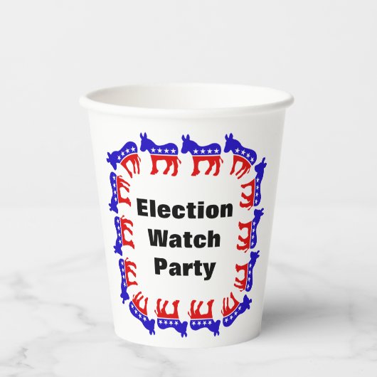 Party der demokratischen Wahlen Pappbecher (Vorderseite)