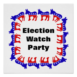 Party der demokratischen Wahlen Poster