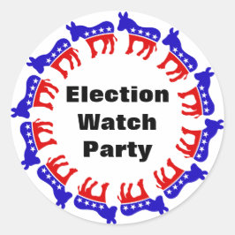 Party der demokratischen Wahlen Runder Aufkleber