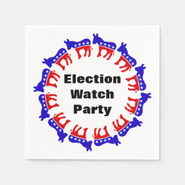 Party der demokratischen Wahlen Serviette