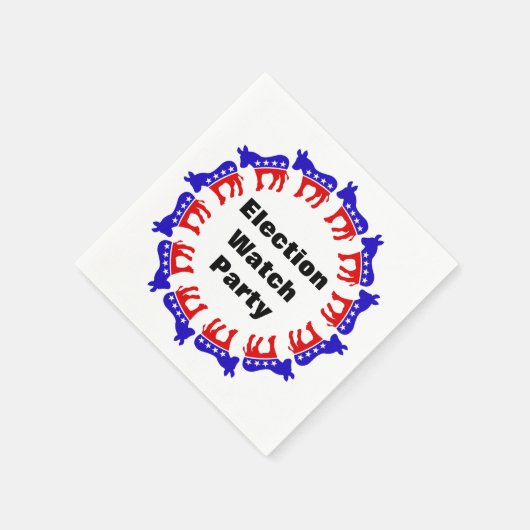 Party der demokratischen Wahlen Serviette (Ecke)