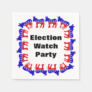 Party der demokratischen Wahlen Serviette