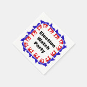 Party der demokratischen Wahlen Serviette (Ecke)