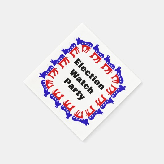 Party der demokratischen Wahlen Serviette (Ecke)