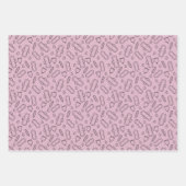 Party der ersten Phase Pastellrosa Tamponmuster Mu Geschenkpapier Set (Vorderseite 3)