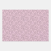 Party der ersten Phase Pastellrosa Tamponmuster Mu Geschenkpapier Set (Vorderseite 2)