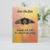 Party der Erwärmung Save the Date (Stehend Vorderseite)