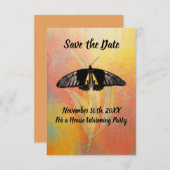 Party der Erwärmung Save the Date (Vorne/Hinten)