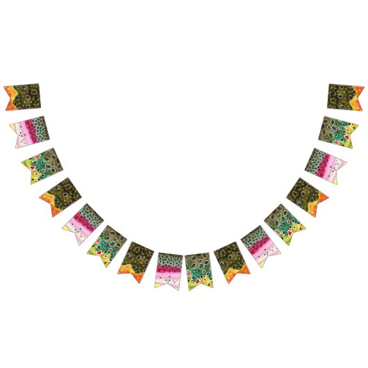 Party der Forellenfischerei Wimpelkette (Alle)