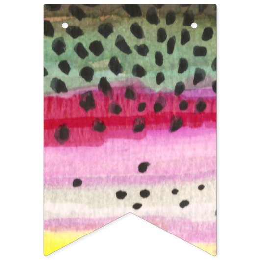 Party der Forellenfischerei Wimpelkette (Zweite Fahne)