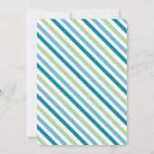 Party der französischen Macarons Einladung (Rückseite)