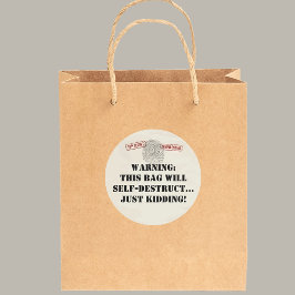 Party der Geheimdienstmission Kids Runder Aufkleber