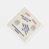 Party der Geheimdienstmission Kids Serviette (Ecke)