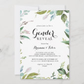 Party der Gender Reveal Einladung (Vorderseite)