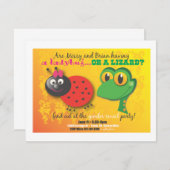 Party der Geschlechteroffenbarung Einladung (Vorne/Hinten)