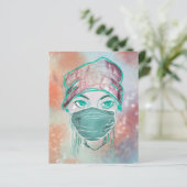 Party der Gesichtsmaske (Stehend Vorderseite)