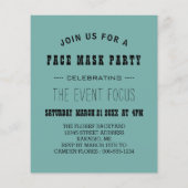 Party der Gesichtsmaske (Rückseite)