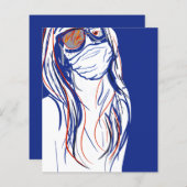 Party der Gesichtsmaske (Vorne/Hinten)