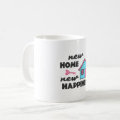 Party der Haushaltsaufwärmung Neue Zuhause Neues G Kaffeetasse (Vorderseite Links)
