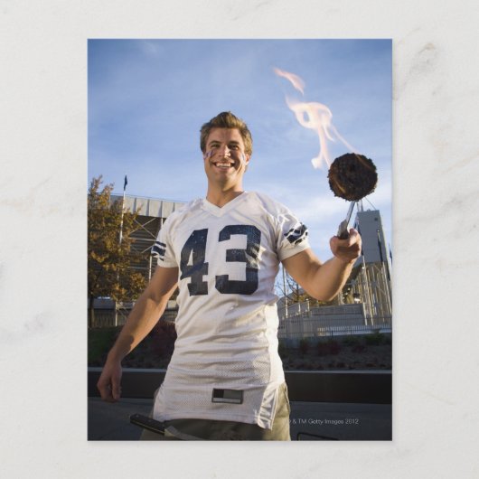 Party der Heckklappe vor einem Fußballspiel Einladungspostkarte (Vorderseite)