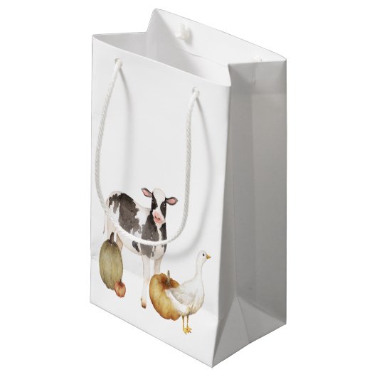 Party der Herbstbetriebe Kleine Geschenktüte (Vorderseite Schrägansicht)