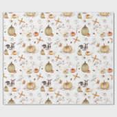 Party der Herbstfarm Geschenkpapier (Flach)